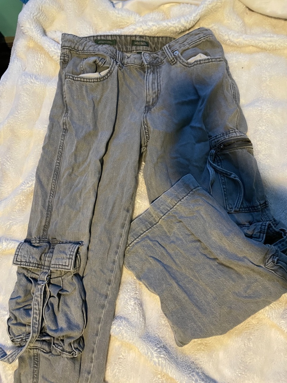 wild fable Light Gray Washed Denim Pants